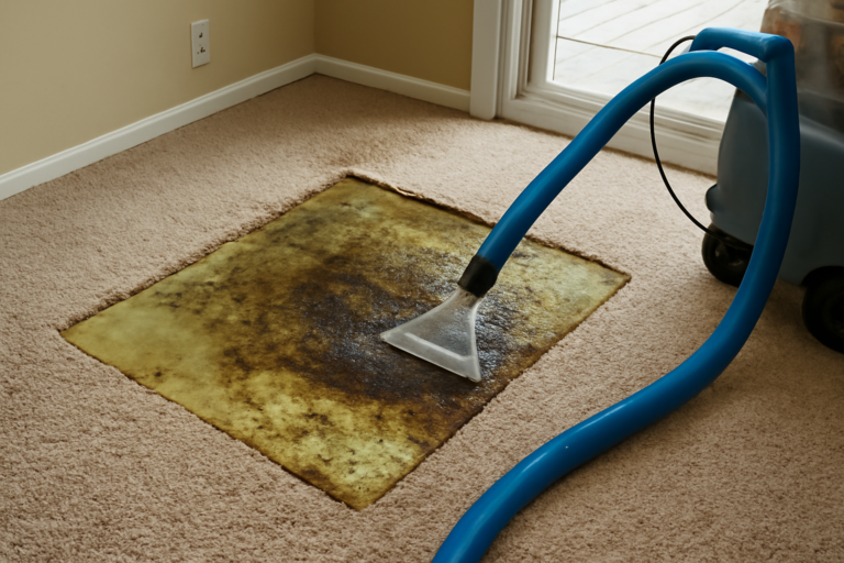 Carpet Pad Water Extraction