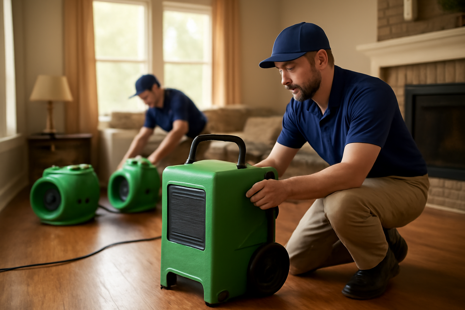 Water damage restoration service